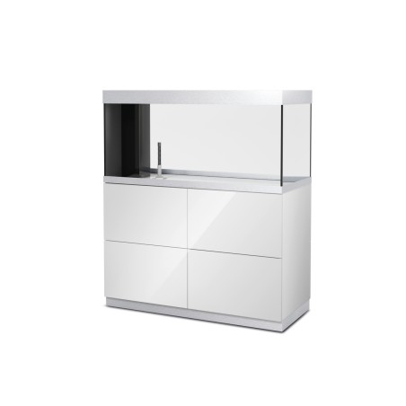 Oase HighLine Room Divider Optiwhite 300 Bianco - acquario 302L cm115x50x56h in extrachiaro completo di supporto