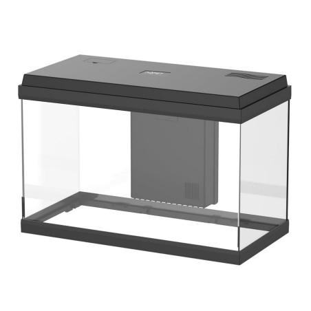 ARTICOLO USATO Aqpet Simply LED 60 nero - acquario cm60x30x39h completo di filtro, illuminazione e riscaldatore