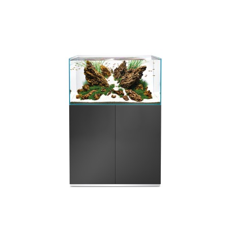 Oase Scaperline Optiwhite 90 Grigio - acquario 180L cm90x45x45h in extrachiaro completo di supporto