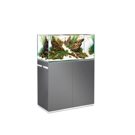 Oase Scaperline Optiwhite 100 Grigio - acquario 250L cm100x50x50h in extrachiaro completo di supporto