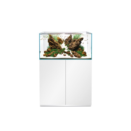 Oase Scaperline Optiwhite 100 Bianco - acquario 250L cm100x50x50h in extrachiaro completo di supporto