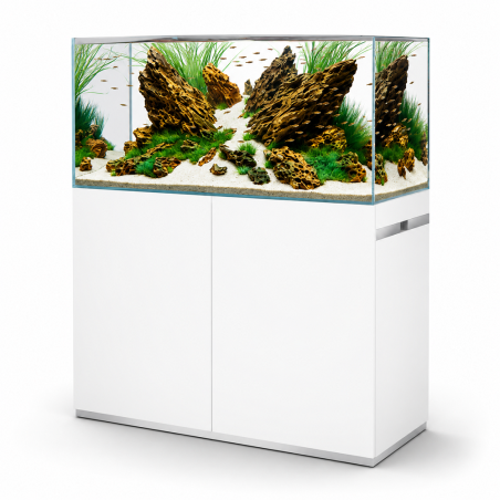 Oase Scaperline Optiwhite 100 Bianco - acquario 250L cm100x50x50h in extrachiaro completo di supporto