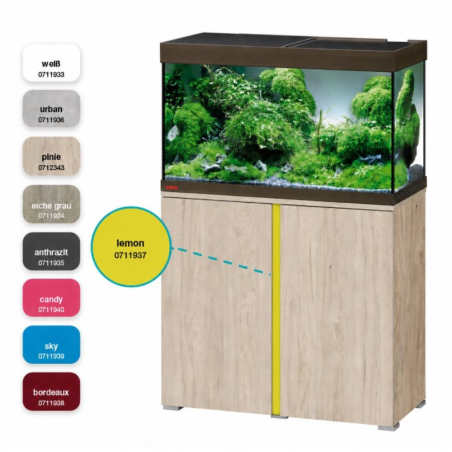 Eheim Vivaline LED 126 Combi Pino - acquario 126L cm 80x35x45h con supporto,illuminazione,filtro e riscaldatore