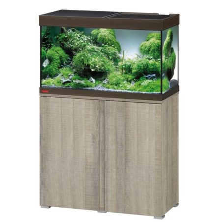 Eheim Vivaline LED 126 Combi Rovere Grigio - acquario 126L cm 80x35x45h con supporto,illuminazione,filtro e riscaldatore