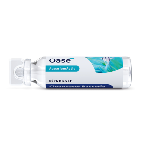 Oase Kickboost Clearwater Bacteria 30ml – attivatore batterico monodose per acqua dolce e marina