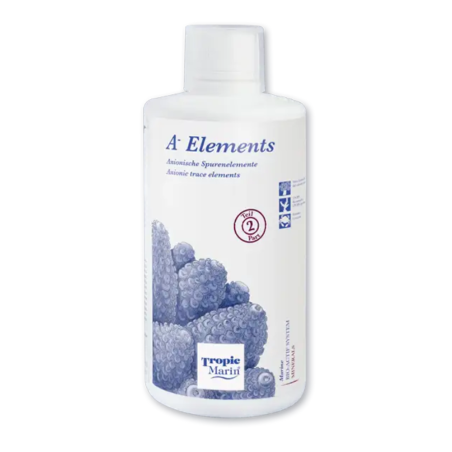 Tropic Marin Pro Coral A Elements - oligoelementi anionici essenziali per acquari marini