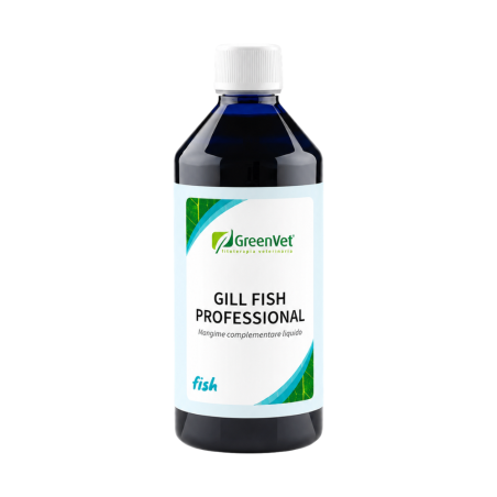 GreenVet Gill Fish Professional 1kg – Mangime Complementare Liquido per Pesci d’Acqua Dolce e Koi