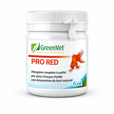 GreenVet Pro Red 70 g – Mangime in Pellet con Astaxantina per Pesci d’Acqua fredda