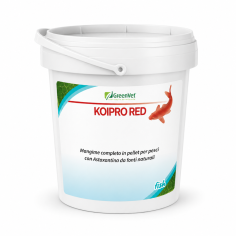GreenVet KoiPro Red 1.8mm secchiello da 1kg - mangime in...