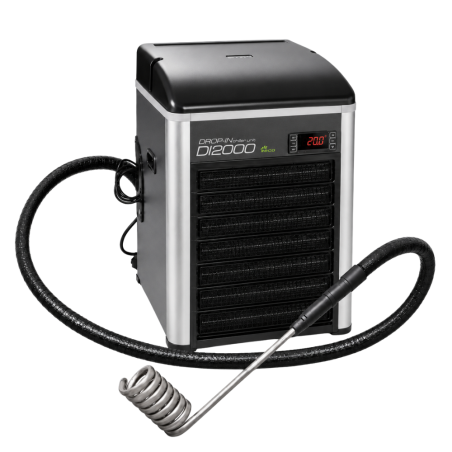 Teco Drop-in DI2000 R290 - refrigeratore con scambiatore in titanio interno per acquari fino a 2000L