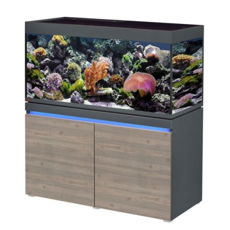Eheim Incpiria Marine 430 Graphit/Rustic-Oak - acquario 430L cm130×60×65h con supporto, LED e sump