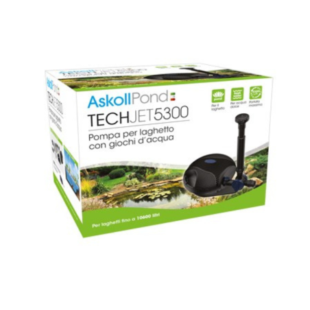 Askoll Pond Tech Jet 5300 - Pompa per Laghetto - portata 5300L/h - prevalenza 3,30 mt