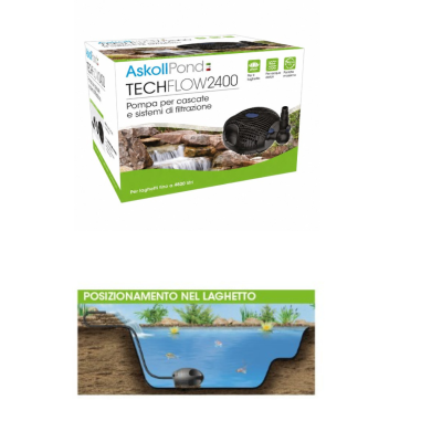 Askoll Pond Tech Flow 2400 - Pompa per Laghetto...