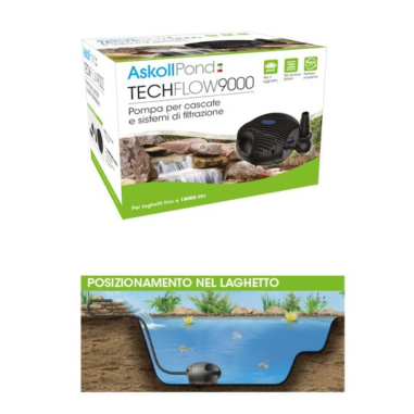 Askoll Pond Tech Flow 9000 - Pompa per Laghetto...