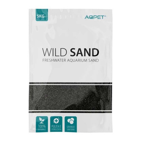 ARTICOLO DANNEGGIATO AqPet Wild Sand Black Ink 1mm 5kg
