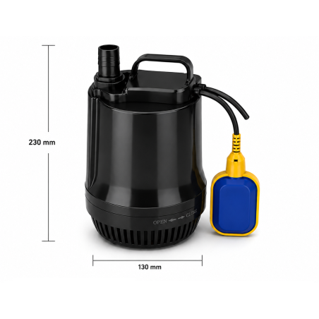 Resun SP-9500S - pompa con galleggiante per laghetti 4000 L/h 100w