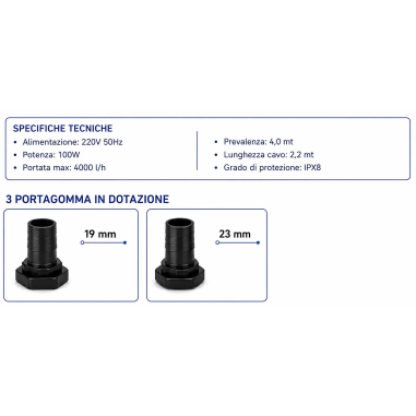 Resun SP-9500S - pompa con galleggiante per...