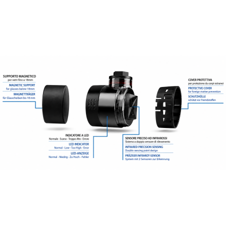 Whimar Smart ATO Micro WiFi Plus - Sistema di rabbocco automatico WiFi con controllo tramite App per iOS e Android