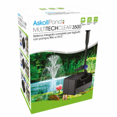 Askoll Pond Multitech Clear 3500 - Sistema Filtro Pompa...