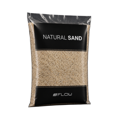 Flow Natural Sand White 0,4-0,9mm 4Kg - Sabbia...