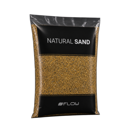 Flow Natural Sand Yellow 0,4-0,9mm 4Kg - Sabbia Naturale Gialla Fine per Acquari
