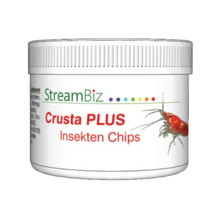 Streambiz Crusta PLUS Insect Chips 40 g - mangime in granuli per pesci ornamentali tropicali