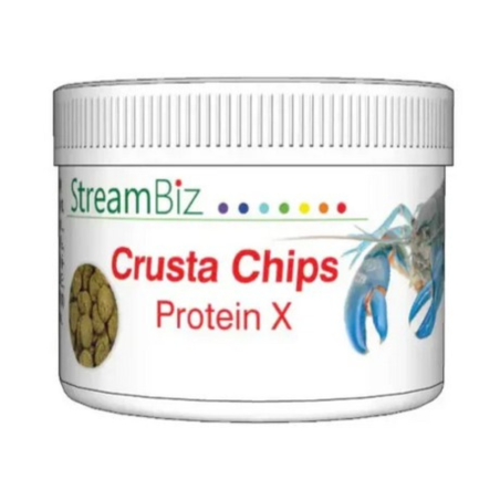 Streambiz Crusta Chips Protein X 40 g - mangime in chips per pesci ornamentali tropicali