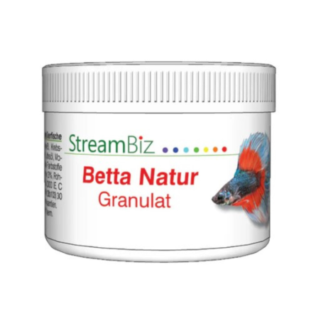 Streambiz Betta Natural Granules 36 g - mangime in granuli per Anabantidi