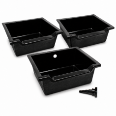 SunSun Set Vasche per cascata 3x75L - per ruscelli o...