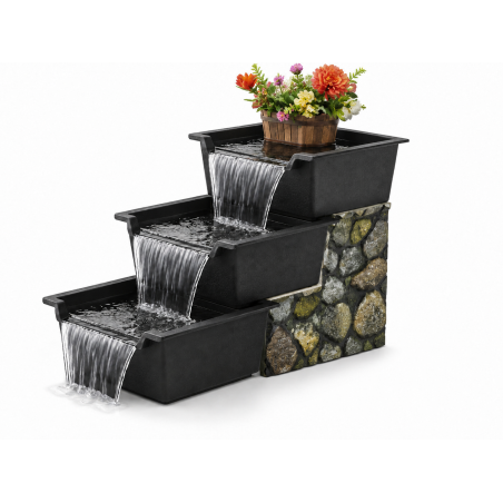 SunSun Set Vasche per cascata 3x75L - per ruscelli o cascate in laghetti ornamentali