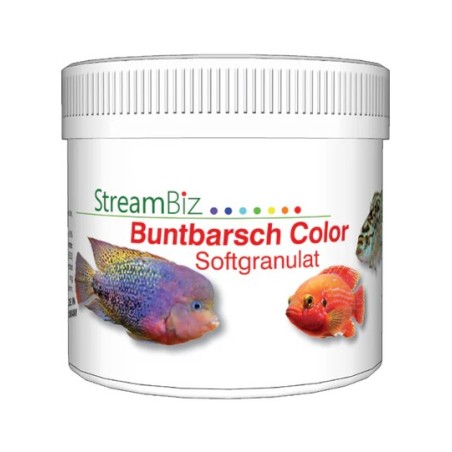 Streambiz Cichlid Color Softgranules 230 g - mangime in granuli per Ciclidi
