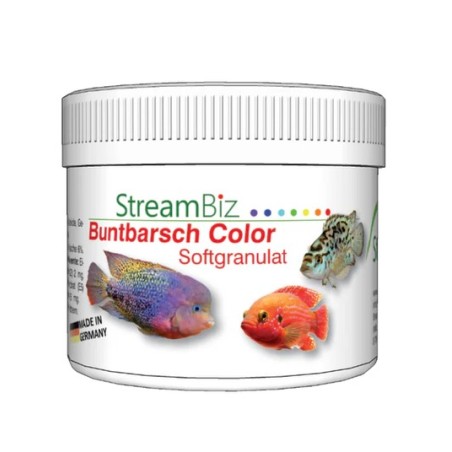 Streambiz Cichlid Color Softgranules 80 g - mangime in granuli per Ciclidi