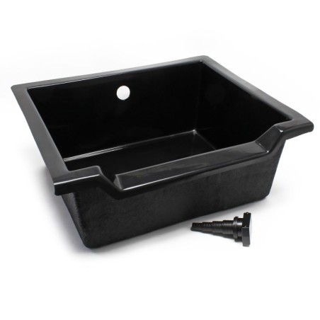 SunSun Vasca forata per cascata 75L - per ruscelli o cascate in laghetti ornamentali