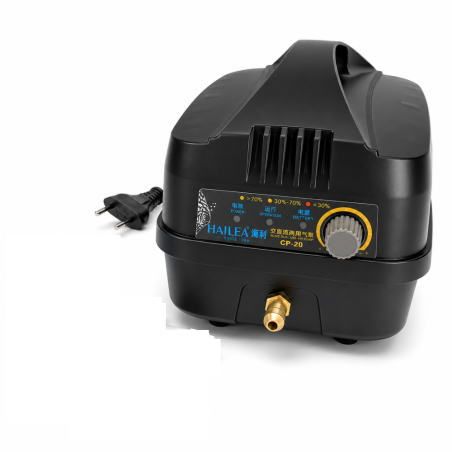 Hailea CP-20 - Aeratore AC/DC con Batteria al litio 20L/min 6w