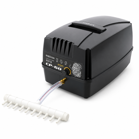Hailea CP-60 - Aeratore AC/DC con Batteria al litio 60L/min 30w