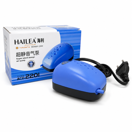 Hailea ACO-2201 - Aeratore a singola uscita 1,3L/min 1,8w