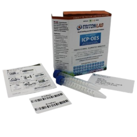 Triton Lab Professional Water Analysis ICP-OES 4 Pack - Test Professionale per Acqua Marina confezione da 4