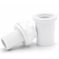 Aquariumline Attacco Serbatoio Bulkhead colore bianco ad... 2