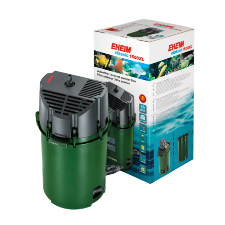 Eheim Classic 1500XL - Filtro Esterno 65w 2400 L/H per Acquari fino a 1500L