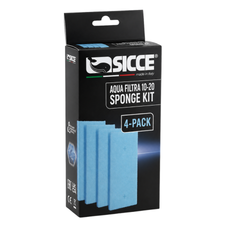 Sicce Ricambio Sponge Kit per Aqua Filtra 10-20 4pz