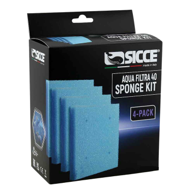 Sicce Ricambio Sponge Kit per Aqua Filtra 40 4pz