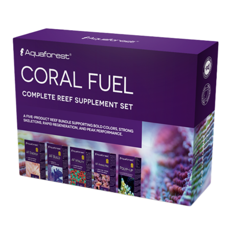 Aquaforest Coral Fuel 5 x 10 ml – Set completo di integratori per coralli