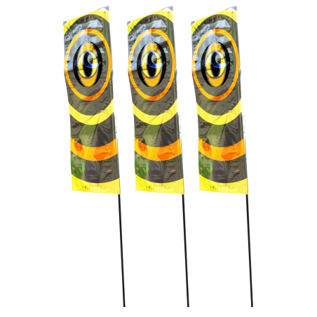 Velda Bird Blocker Flags 3pz – bandiere riflettenti con picchetti anti aironi