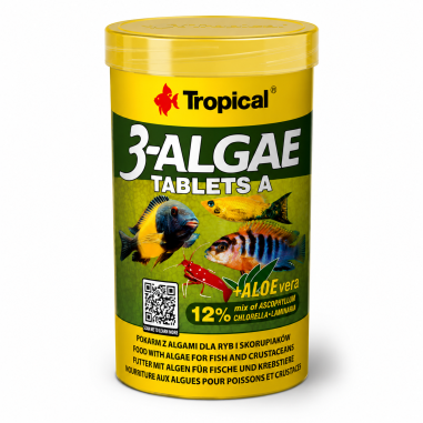 Tropical 3-Algae Tablets A 250ml/340pz -...