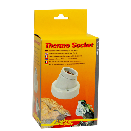 Lucky Reptile Thermo Socket Angular Lamp Order – Portalampada E27 in porcellana