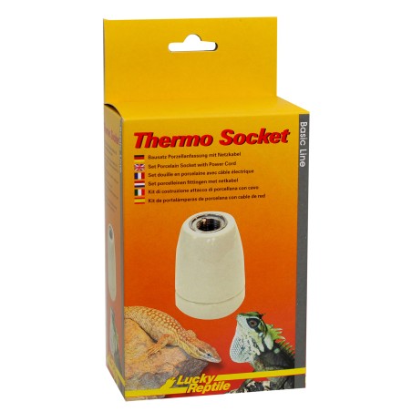 Lucky Reptile Thermo Socket Lamp Holder Thread – Portalampada E27 in porcellana