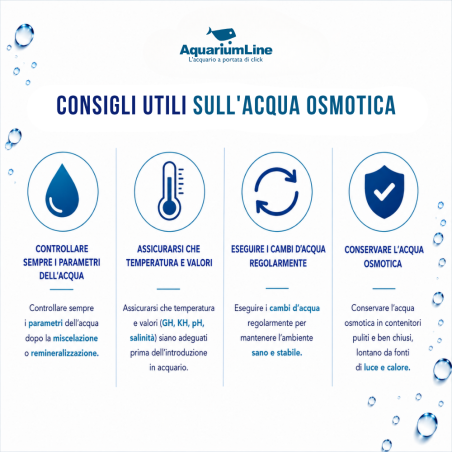 Aquariumline Acqua d’Osmosi Reef & Fresh 11 Litri – acqua osmotica per acquari marini e d' acqua dolce