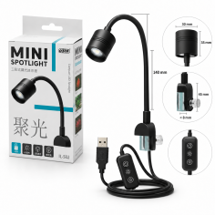 ISTA Mini Spotlight 3w USB – Plafoniera LED con braccio... 2