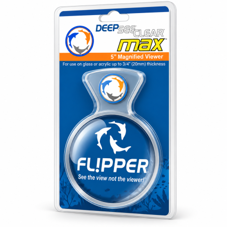 Flipper DeepSee Viewer Max Clear 5" - lente d' ingrandimento per vetri fino a 20mm