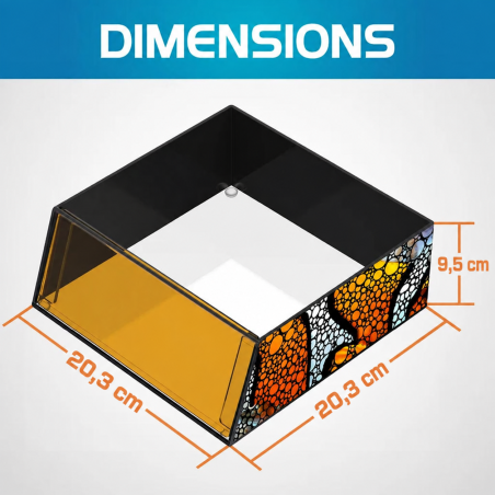 Flipper Top Down Viewer Clownfish 8" - lente galleggiante in acrilico